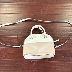 Kate Spade Cream and Tan Crossbody Bag